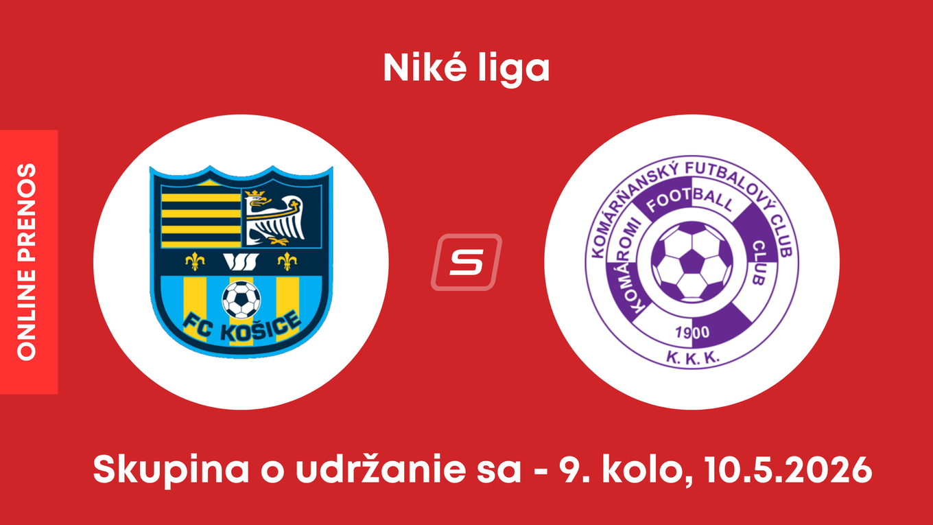 FC Košice - KFC Komárno: ONLINE prenos zo zápasu 9. kola skupiny o udržanie sa v Niké lige.