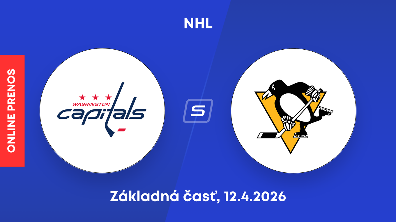 Washington Capitals - Pittsburgh Penguins: ONLINE prenos zo zápasu NHL