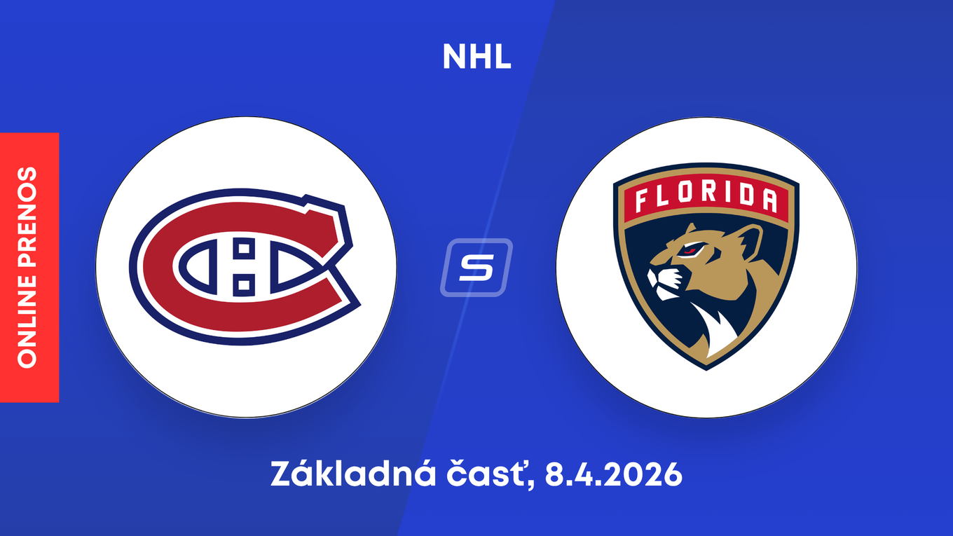 Montreal Canadiens - Florida Panthers: ONLINE prenos zo zápasu NHL.