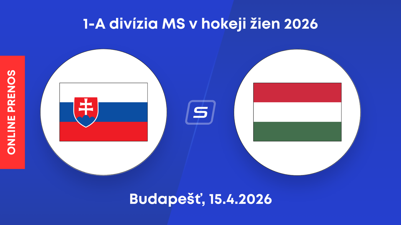 Slovensko - Maďarsko: ONLINE prenos zo zápasu 1-A divízie MS v hokeji žien 2026.