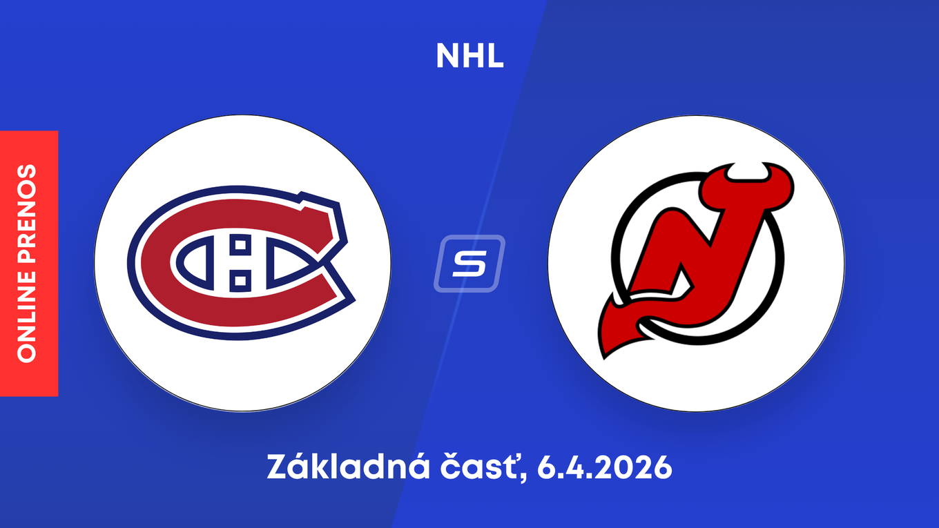 Montreal Canadiens - New Jersey Devil: ONLINE prenos zo zápasu NHL.