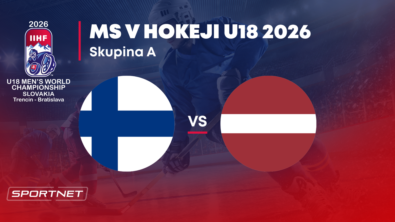 Fínsko - Lotyšsko: ONLINE prenos zo skupiny A na MS v hokeji do 18 rokov 2026 (MS U18).