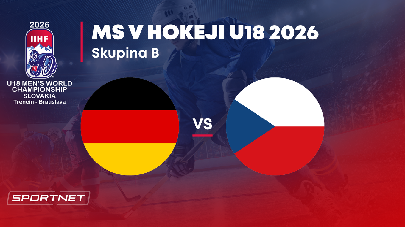 Nemecko - Česko: ONLINE prenos zo skupiny B na MS v hokeji do 18 rokov 2026 (MS U18).