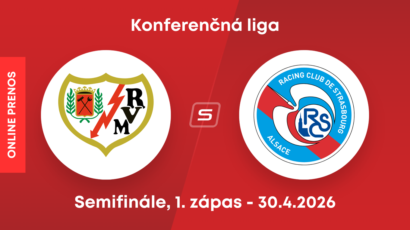 Rayo Vallecano - Racing Štrasburg: ONLINE prenos z prvého zápasu semifinále Konferenčnej ligy.
