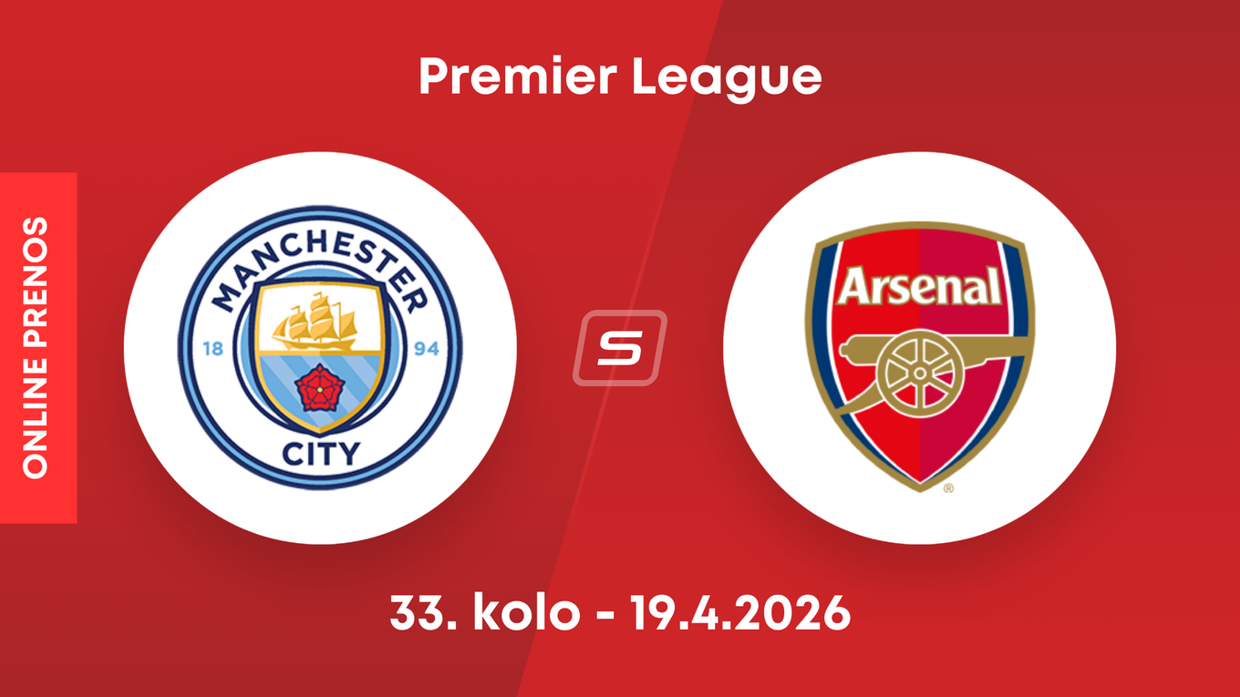 Manchester City - Arsenal FC: ONLINE prenos zo 33. kola Premier League.