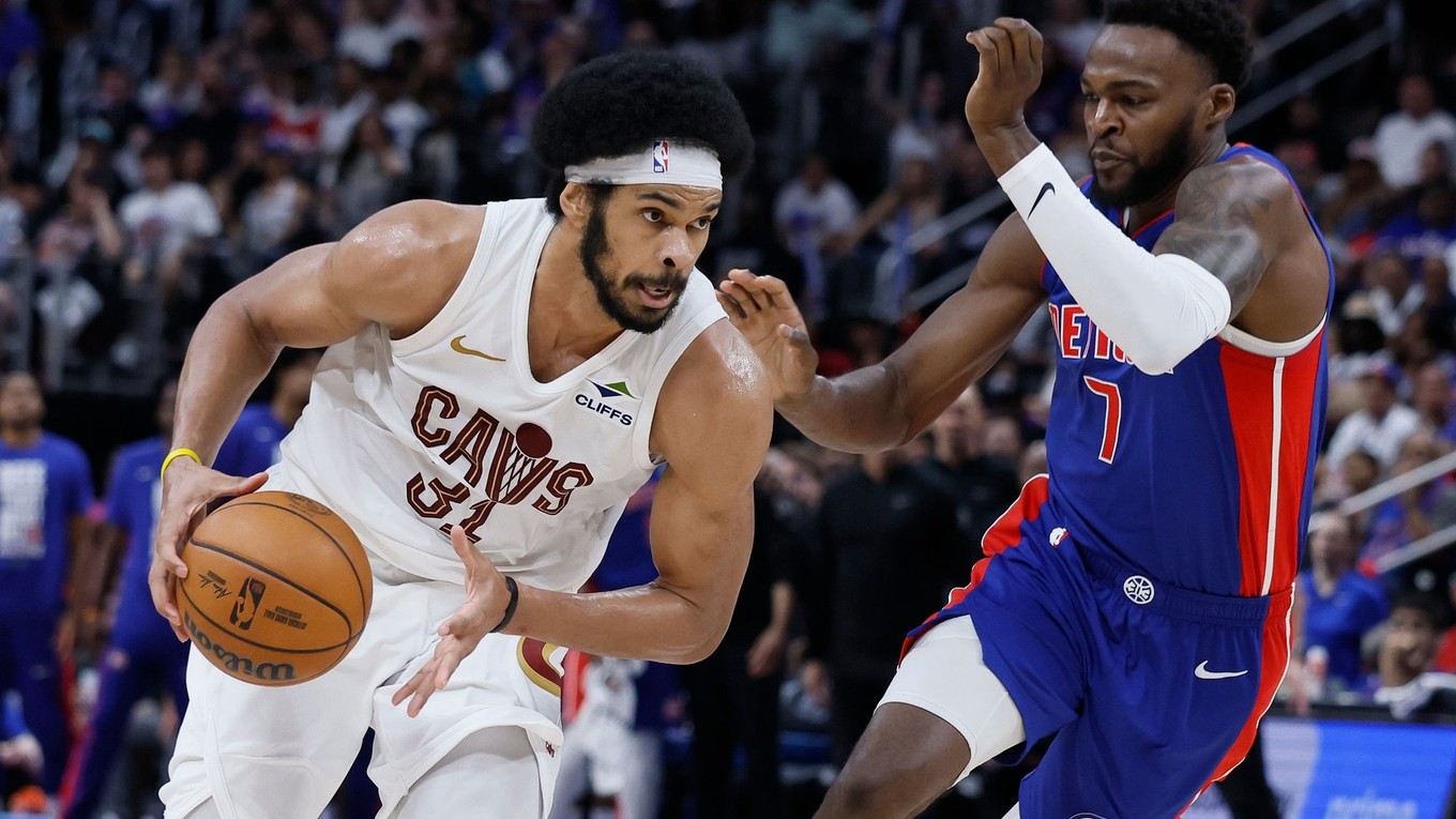 Momentka zo zápasu Detroit - Cleveland