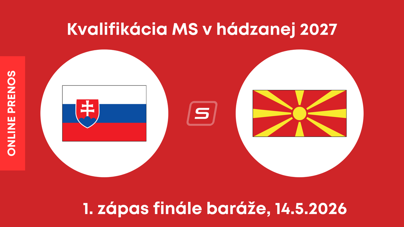 Slovensko - Severné Macedónsko: ONLINE prenos z finále baráže o MS v hádzanej 2027. 