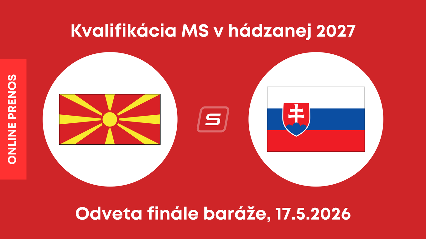 Severné Macedónsko - Slovensko: ONLINE prenos z finále baráže o MS v hádzanej 2027. 