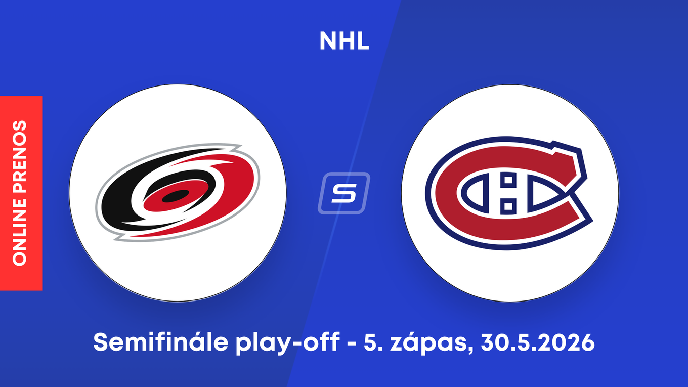 Carolina Hurricanes - Montreal Canadiens: ONLINE prenos zo semifinále play-off NHL.