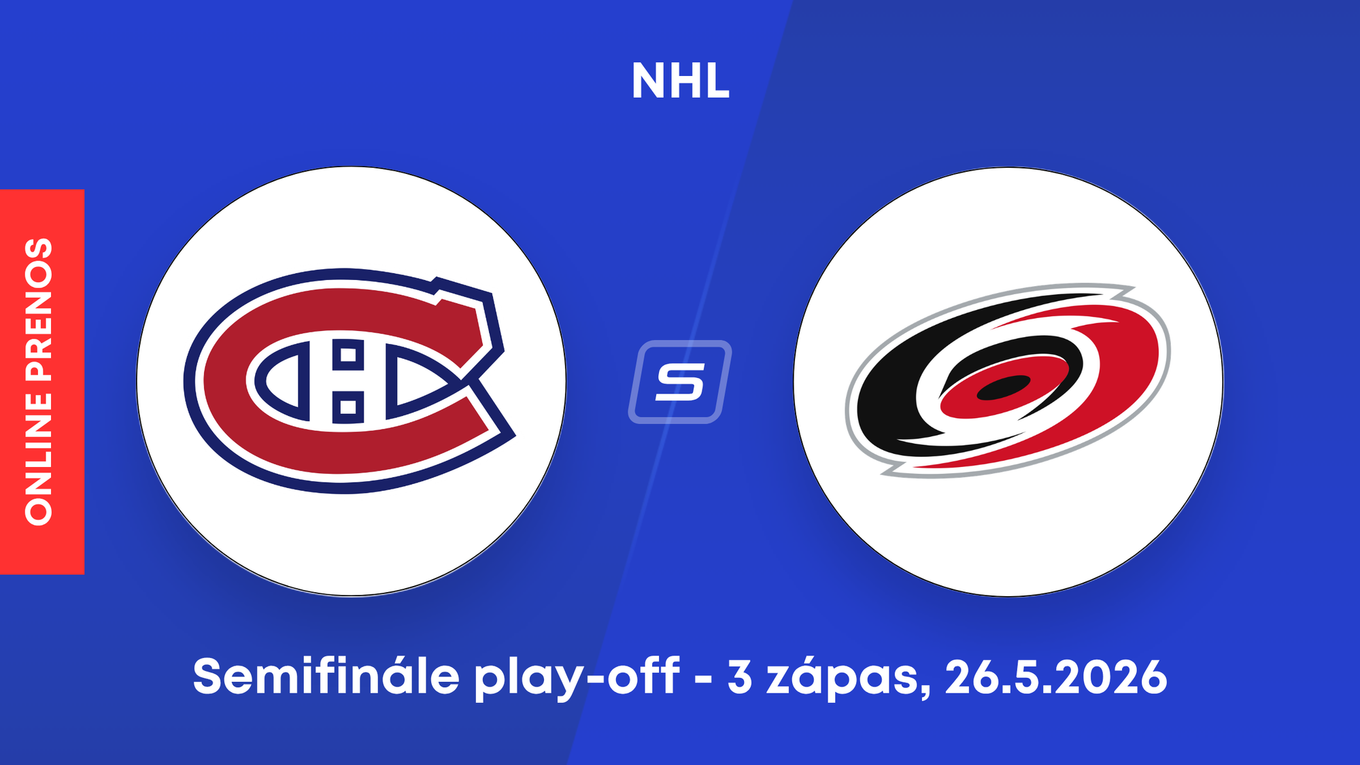 Montreal Canadiens - Carolina Hurricanes: ONLINE prenos zo semifinále play-off NHL.