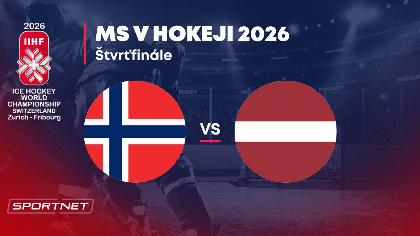 Nórsko - Lotyšsko: Prehľad zápasu na MS v hokeji 2026.