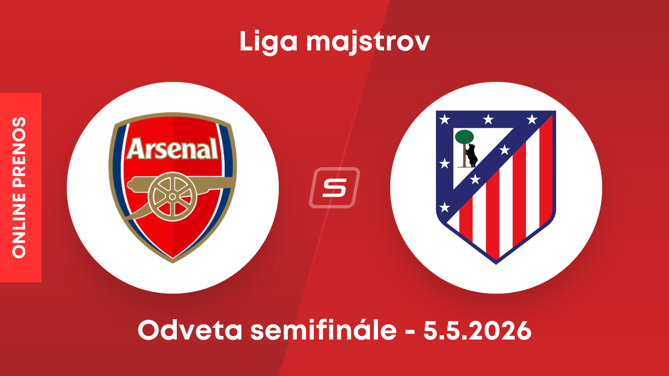 Arsenal FC - Atlético Madrid: ONLINE prenos z odvetného zápasu semifinále Ligy majstrov. 