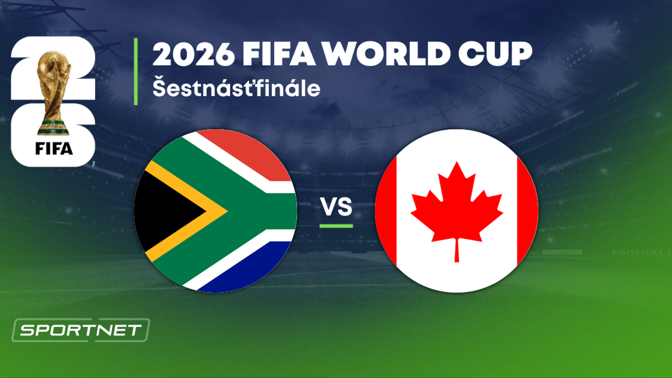 Južná Afrika - Kanada: ONLINE prenos zo zápasu na MS vo futbale 2026.