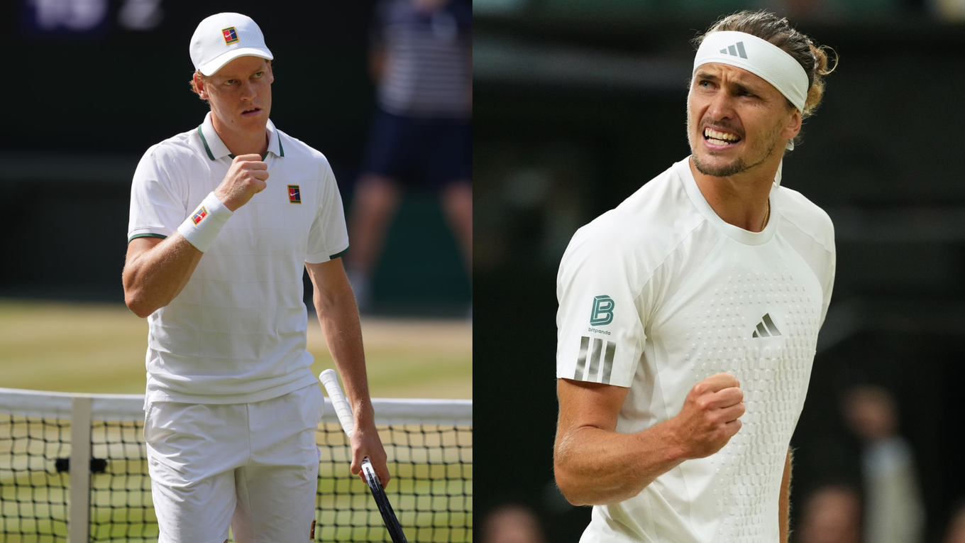 Jannik Sinner - Alexander Zverev: ONLINE prenos z finále Wimbledonu 2026.