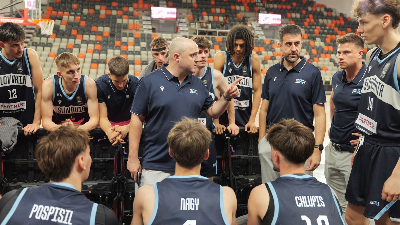 Slovenskí basketbalisti do 20 rokov