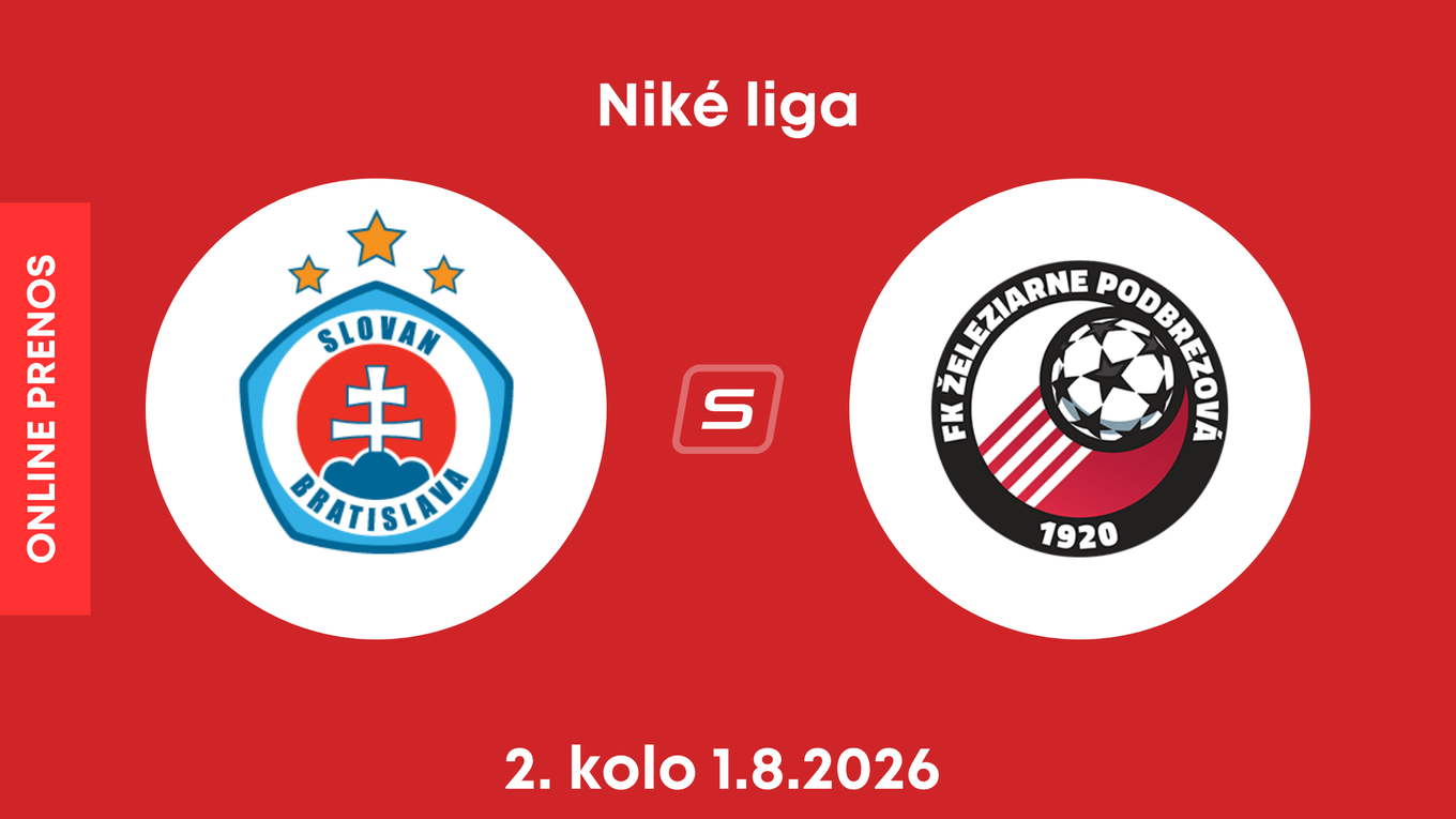 ŠK Slovan Bratislava - FK Železiarne Podbrezová: ONLINE prenos zo zápasu 2. kola Niké ligy.