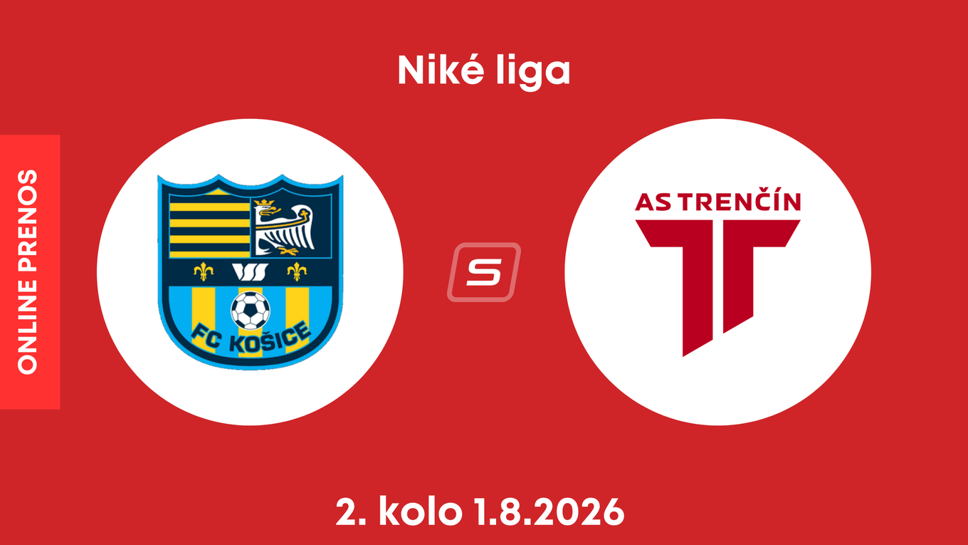 FC Košice - AS Trenčín: ONLINE prenos zo zápasu 2. kola Niké ligy.