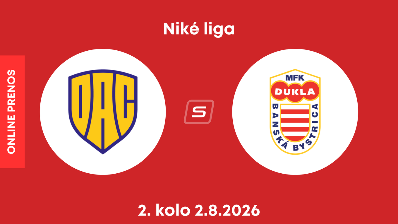 FC DAC Dunajská Streda - MFK Dukla Banská Bystrica: ONLINE prenos zo zápasu 2. kola Niké ligy.