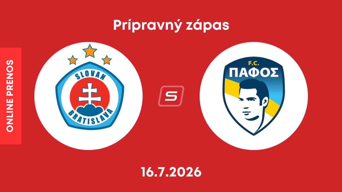 ŠK Slovan Bratislava - Pafos FC: Online prenos z prípravného zápasu.