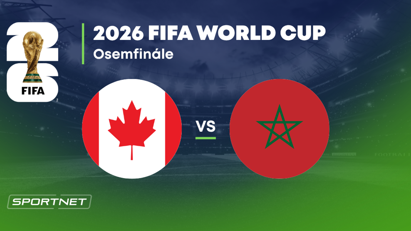 Kanada - Maroko: ONLINE prenos zo zápasu na MS vo futbale 2026.