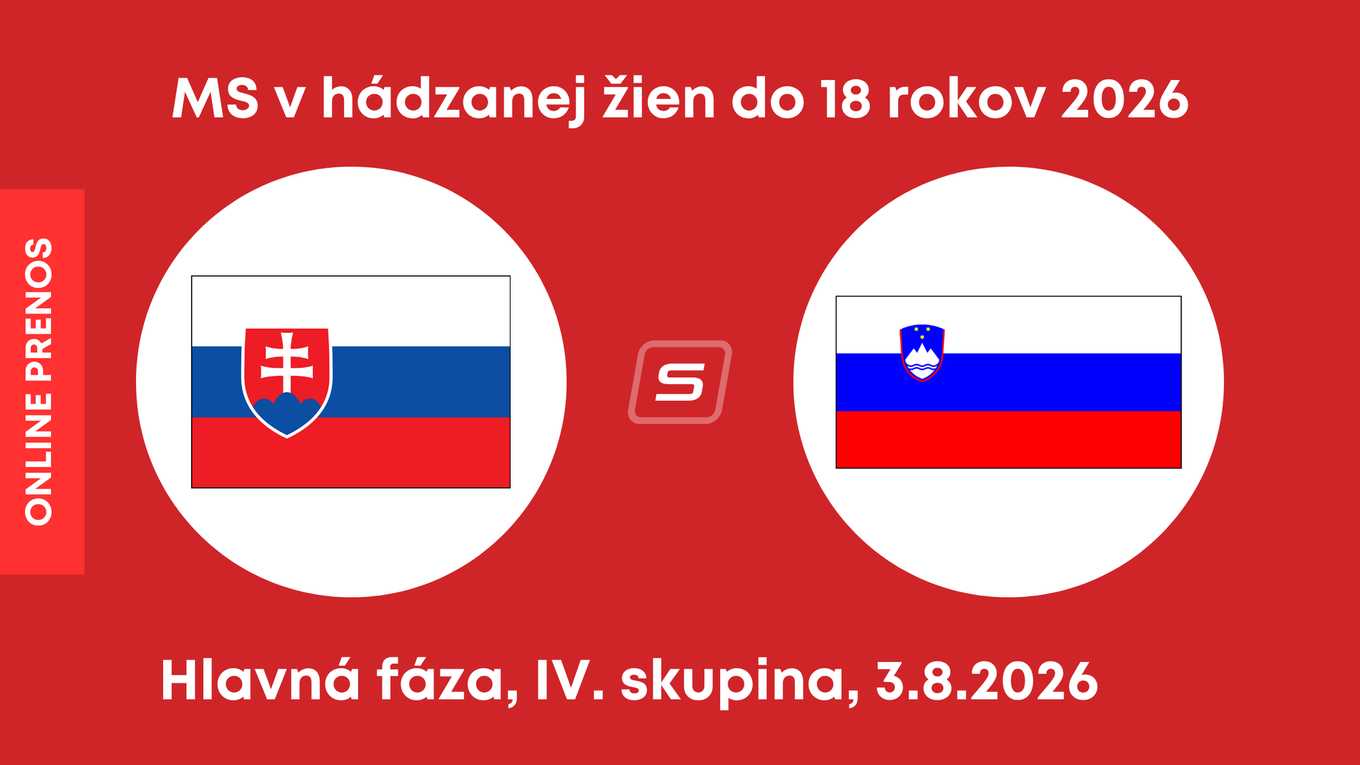 Slovensko - Slovinsko. ONLINE prenos zo zápasu MS v hádzanej žien do 18 rokov.