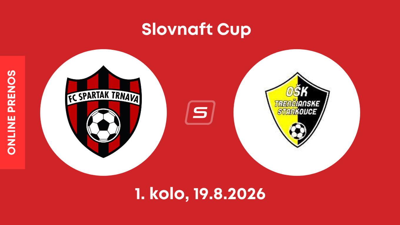 FC Spartak Trnava - OŠK Trenčianske Stankovce: ONLINE prenos z 1. kola Slovnaft Cupu.