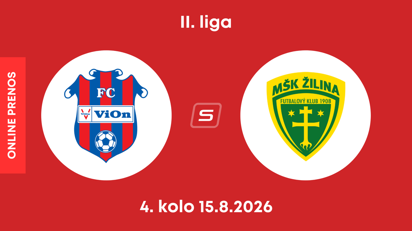 FC ViOn Zlaté Moravce - MŠK Žilina B: ONLINE prenos zo zápasu 4. kola II. ligy.