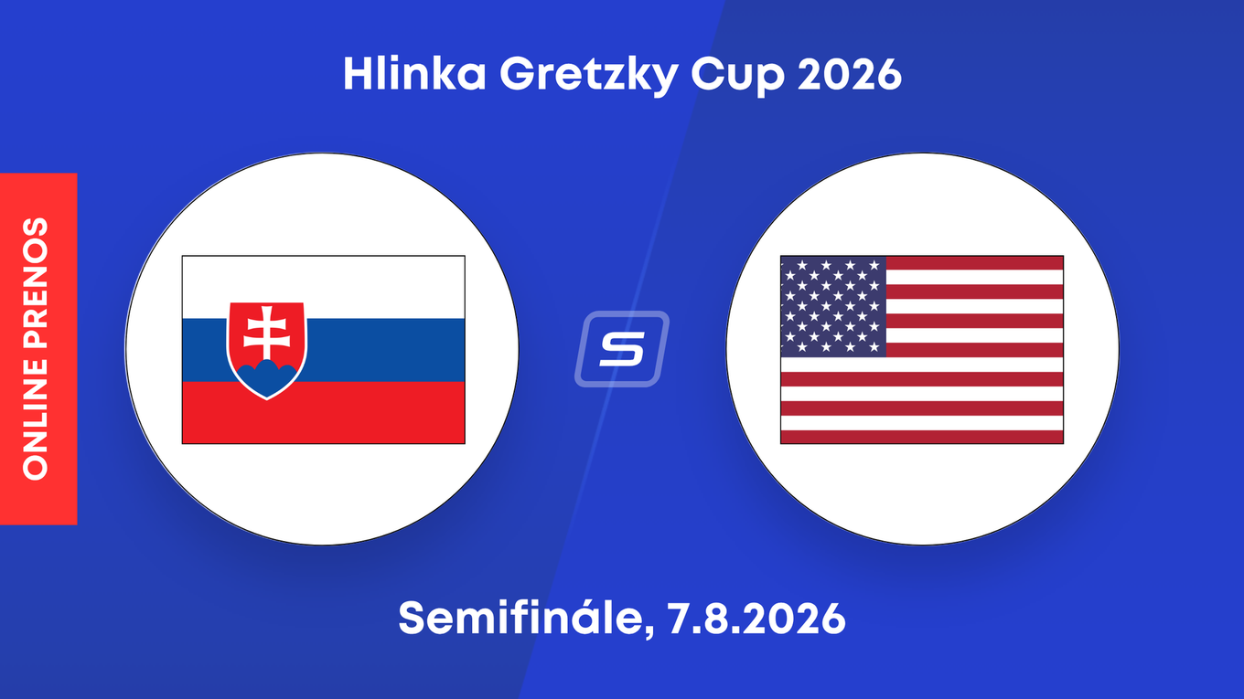 Slovensko U18 vs. USA U18: ONLINE prenos z turnaja Hlinka Gretzky Cup 2026.