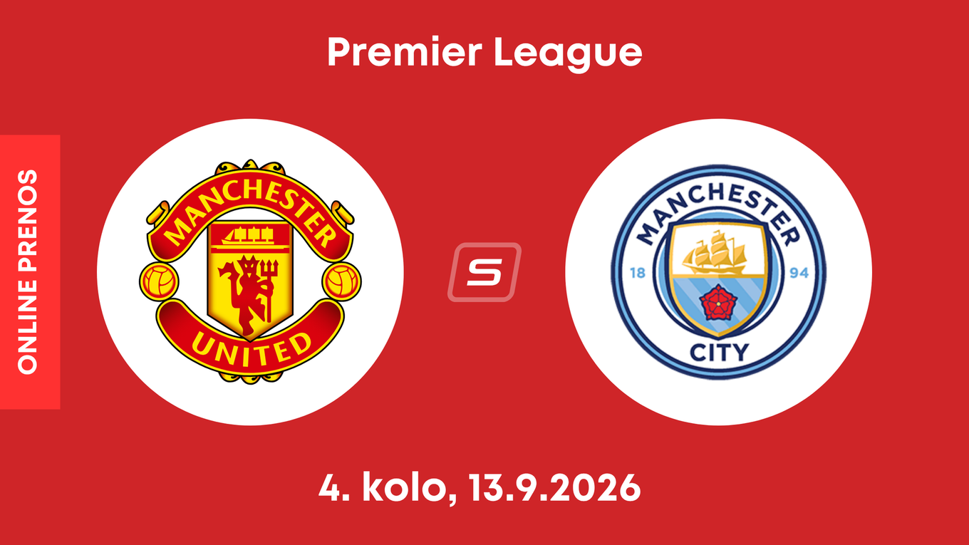 Manchester United - Manchester City: ONLINE prenos zo zápasu 4. kola Premier League. 