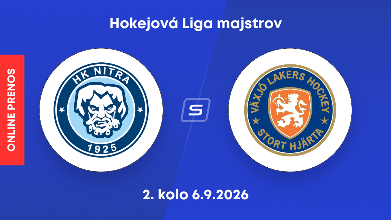 HK Nitra - Växjö Lakers HC: ONLINE prenos z 2. kola hokejovej Ligy majstrov.