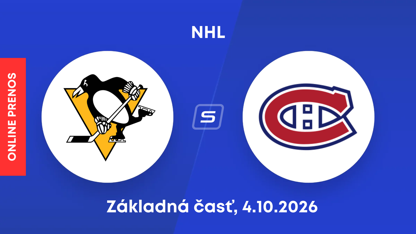 Pittsburgh Penguins - Montreal Canadiens: ONLINE prenos zo zápasu NHL.