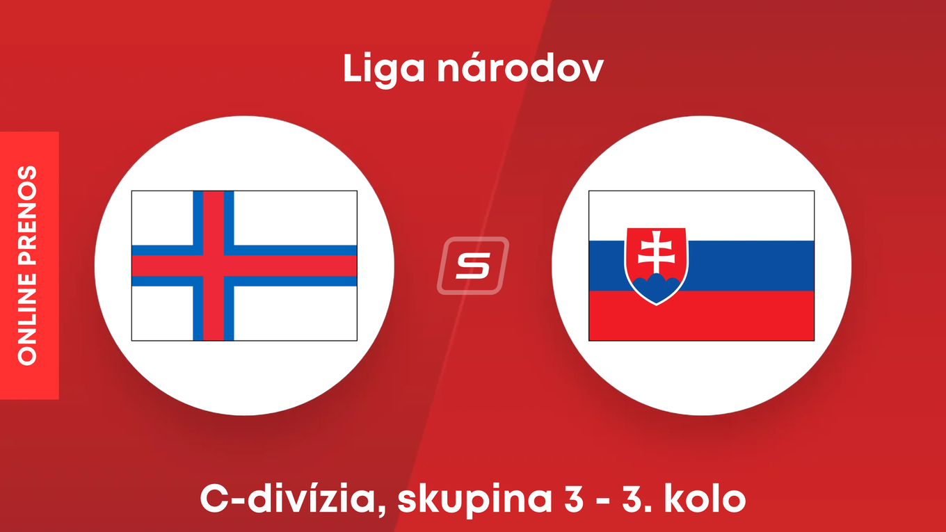 Faerské ostrovy - Slovensko: ONLINE prenos zo zápasu 3. skupiny C-divízie Ligy národov. 