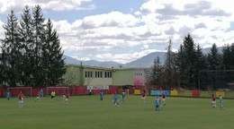 Momentka zo zápasu Bánová - Rimavská Sobota.