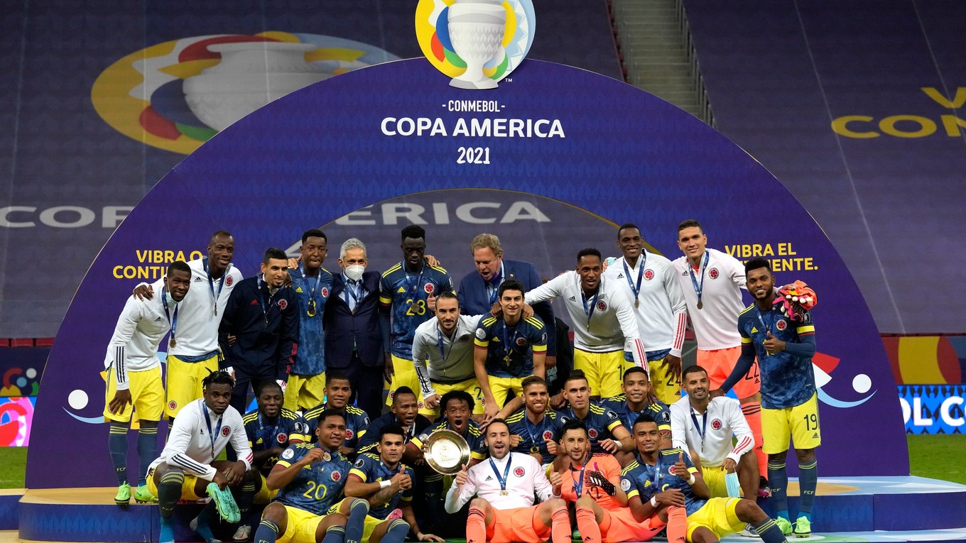 Futbalisti Kolumbie získali bronz na Copa América 2021.