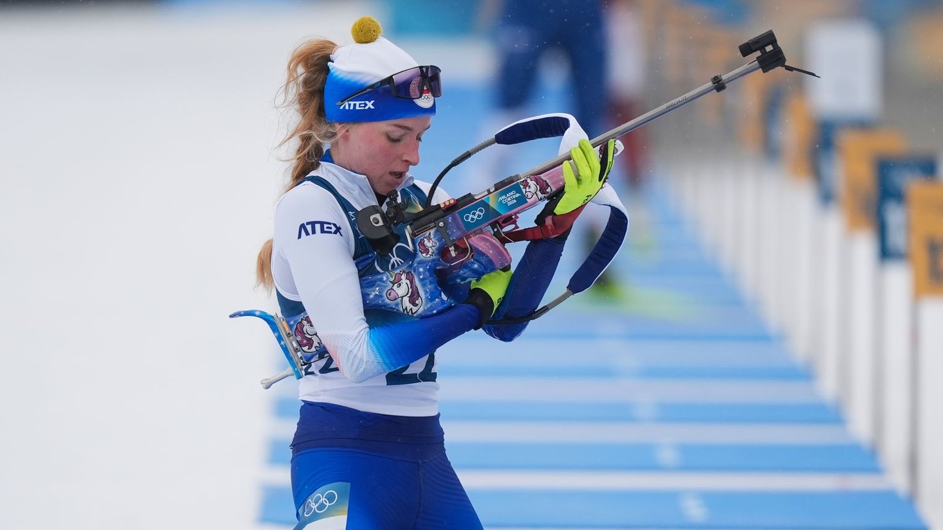 Markéta Davidová na ZOH 2026. 