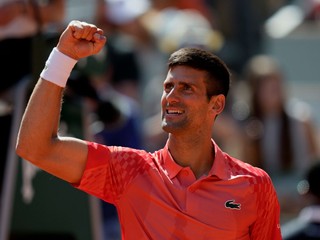 Srbský tenista Novak Djokovič počas Roland Garros 2023.
