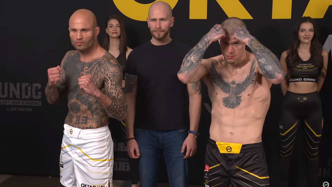 Jungwirth a Pukač na vážení.