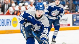Ján Chovan v drese Sudbury Wolves.