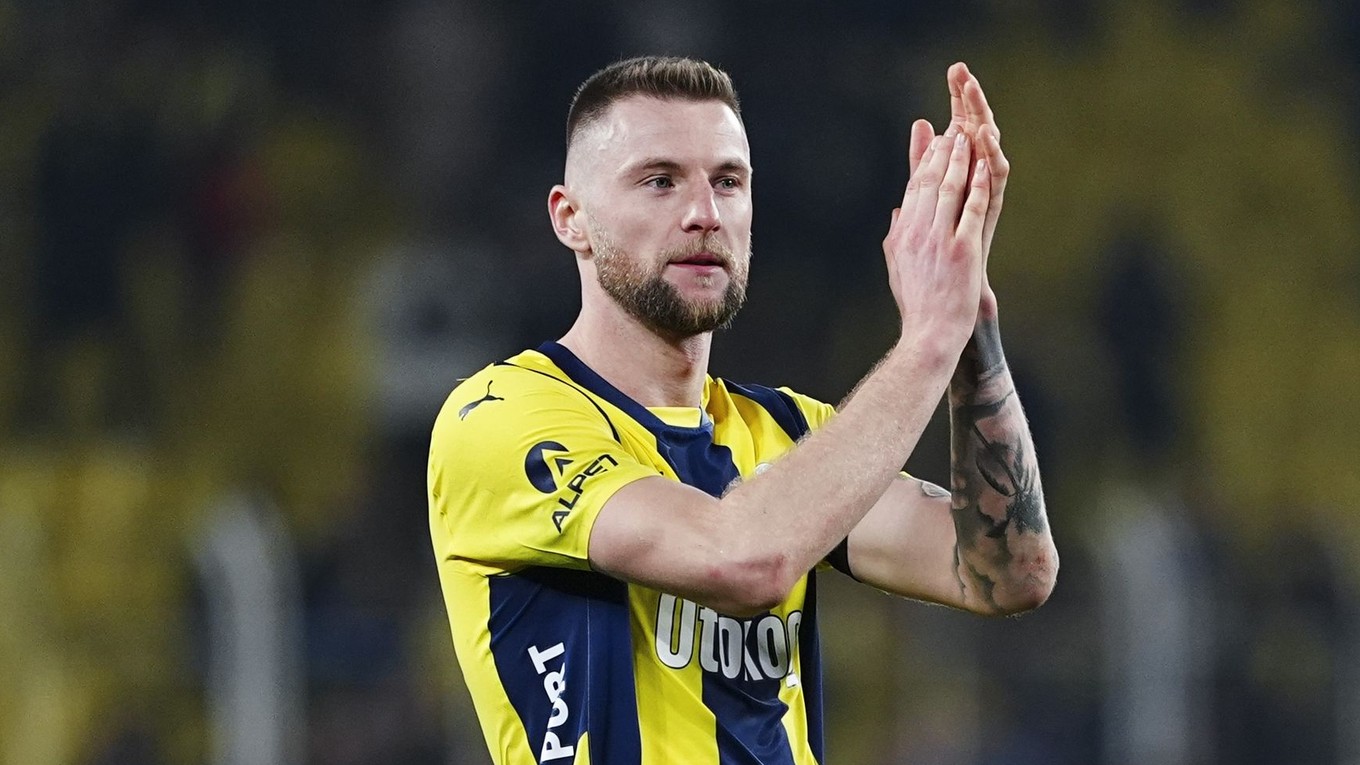 Milan Škriniar v drese Fenerbahce Istanbul.