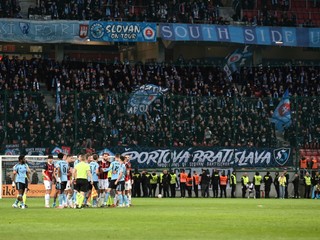 Fotka zo zápasu Trnava - Slovan.