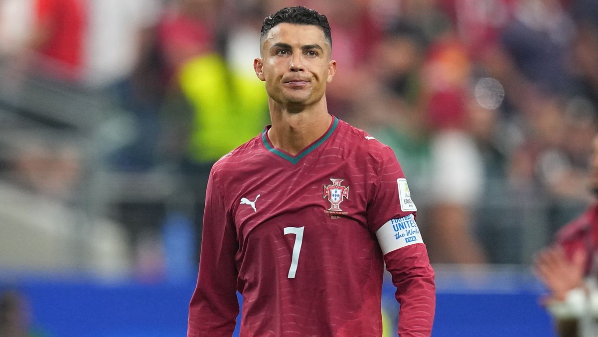 Cristiano Ronaldo v drese Portugalska.