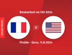 Francúzsko - USA: ONLINE prenos z finále basketbalu žien na OH 2024 v Paríži.