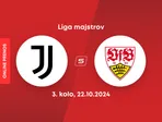 Juventus - Stuttgart: ONLINE prenos zo zápasu 3. kola Ligy majstrov.