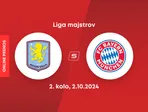 Aston Villa - Bayern Mníchov: ONLINE prenos zo zápasu 2. kola Ligy majstrov.