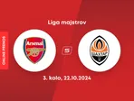 Arsenal FC - Šachtar Doneck: ONLINE prenos zo zápasu 3. kola Ligy majstrov.