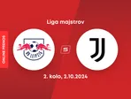 RB Lipsko - Juventus FC: ONLINE prenos zo zápasu 2. kola Ligy majstrov.