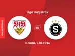 VfB Stuttgart - AC Sparta Praha: ONLINE prenos zo zápasu 2. kola Ligy majstrov. 