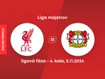 Liverpool FC - Bayer Leverkusen: ONLINE prenos zo zápasu 4. kola Ligy majstrov.