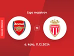 Arsenal FC - AS Monaco: ONLINE prenos zo zápasu 6. kola Ligy majstrov. 