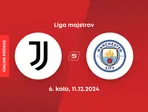 Juventus Turín - Manchester City: ONLINE prenos zo zápasu 6. kola Ligy majstrov. 